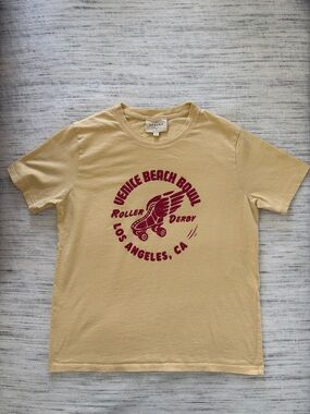 Sezane Yellow Graphic Tee